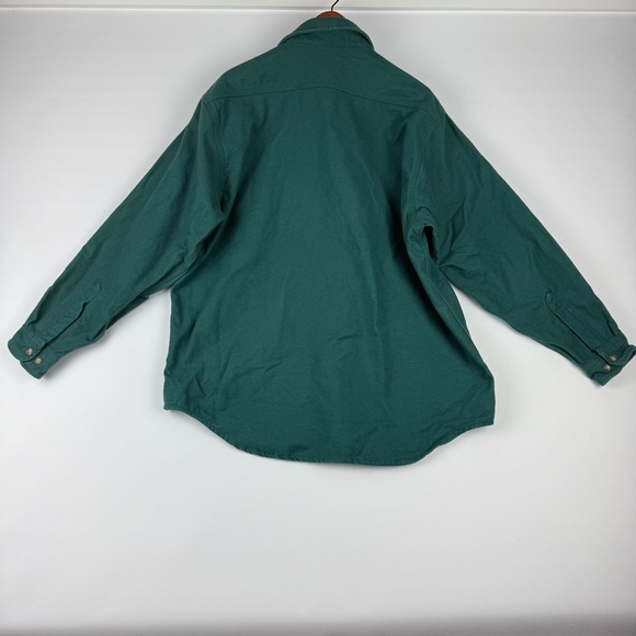 Vintage Carhartt Rugged Outdoor Wear Canvas Work Shirt Jacket – Green – Size XL - Picture 7 of 8